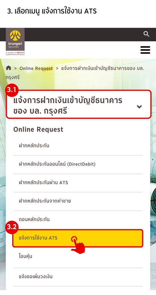ขั้นตอนการแจ้งผลการสมัคร ATS